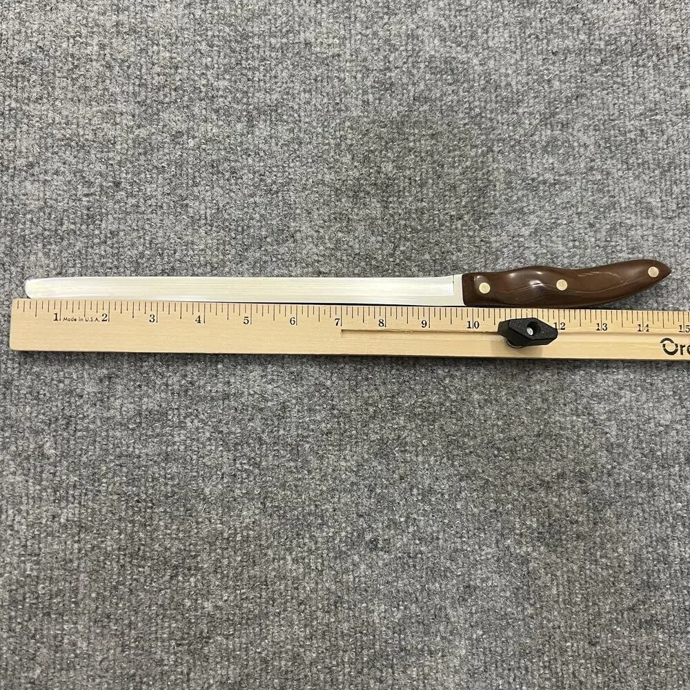 Cutco USA Made Carving Knife 14in Blade Wood Handle Cutlery